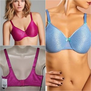 Chantelle Bra 1891 CARAVEL BLUE & TYRIAN PINK